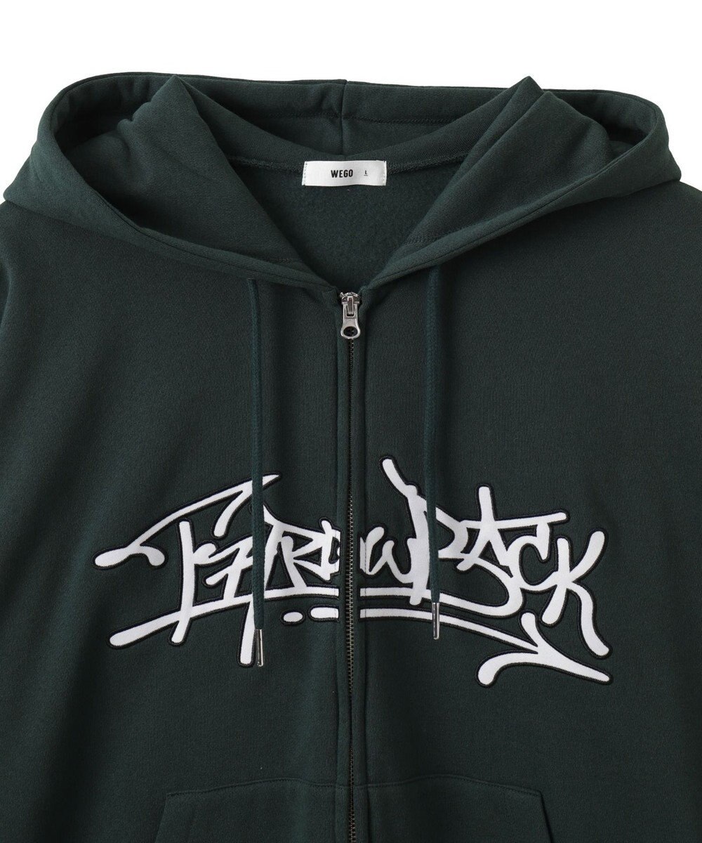 WEGO ワッペンロゴジップパーカー 