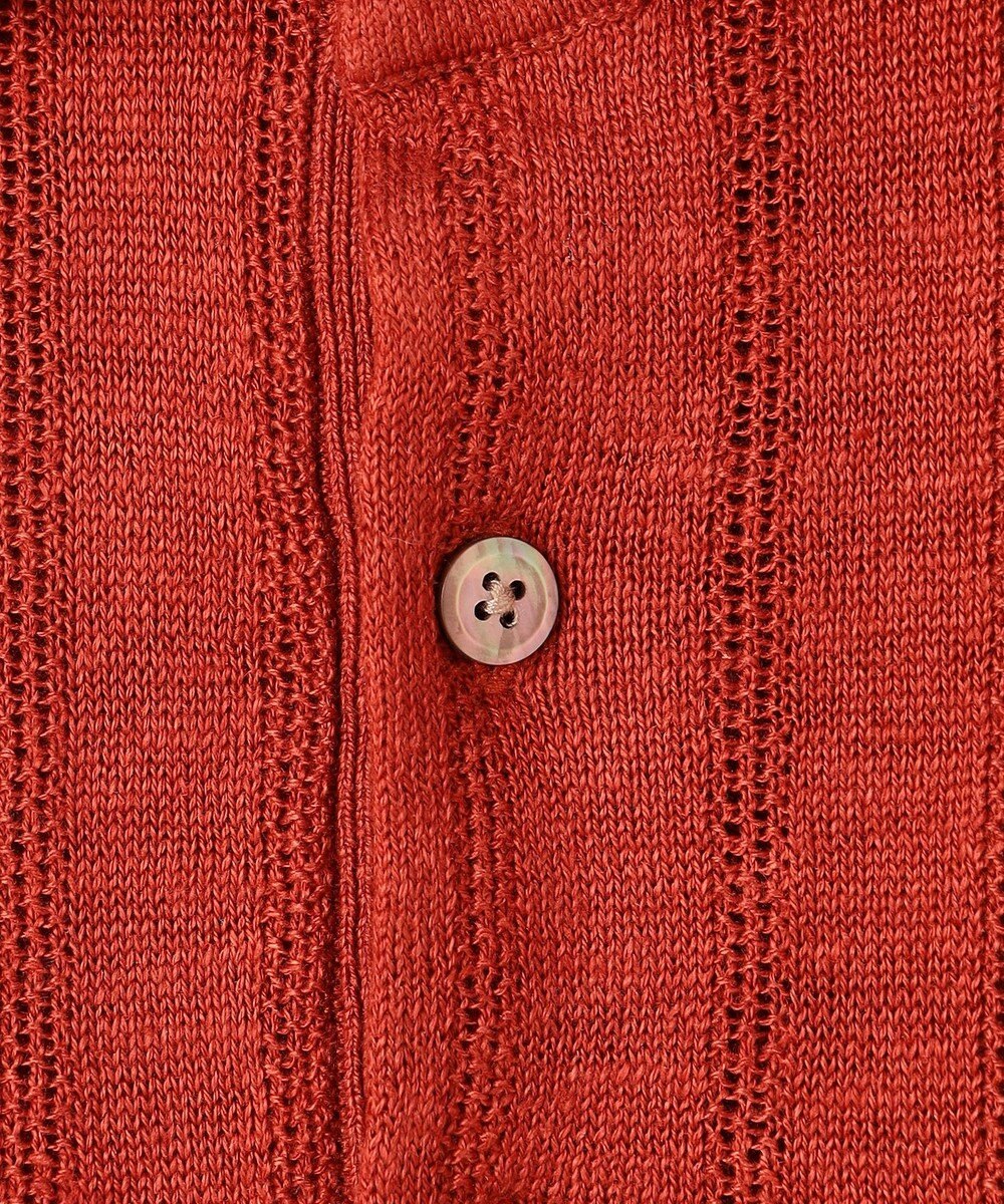 JOSEPH ABBOUD 【清涼感/洗えるリネン】フランドルリネン ニットポロ 