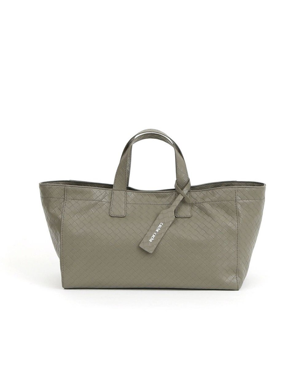 UNBILLION カシュカシュ cachecache / メッシュエンボス横長ショッパートート 