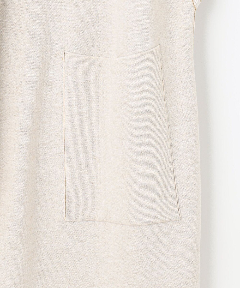 自由区 【洗える】リバーシブルニットジレ 