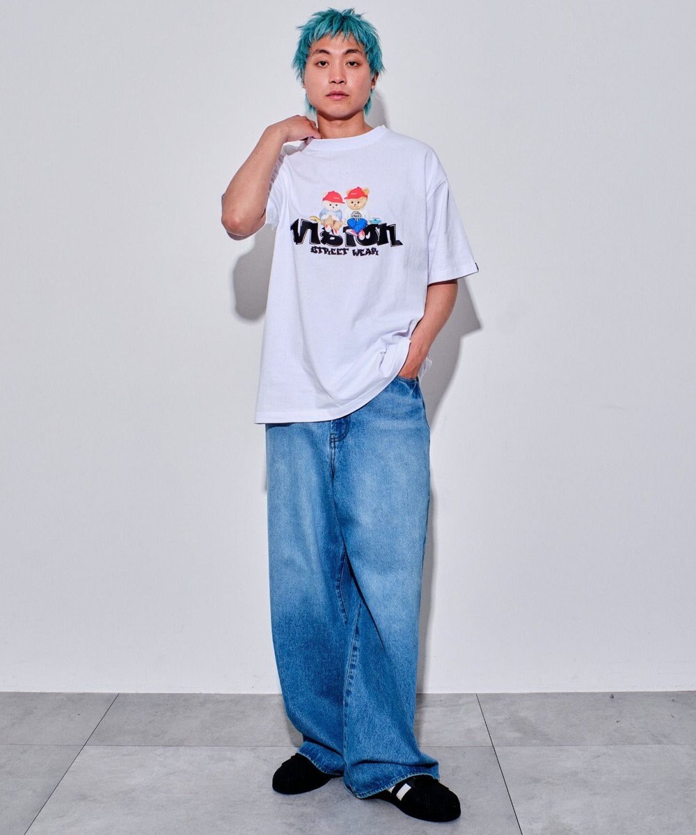 WEGO 【ユニセックス着用ITEM/MLサイズ展開】別注VISIONベアグラフィックT（SS） 