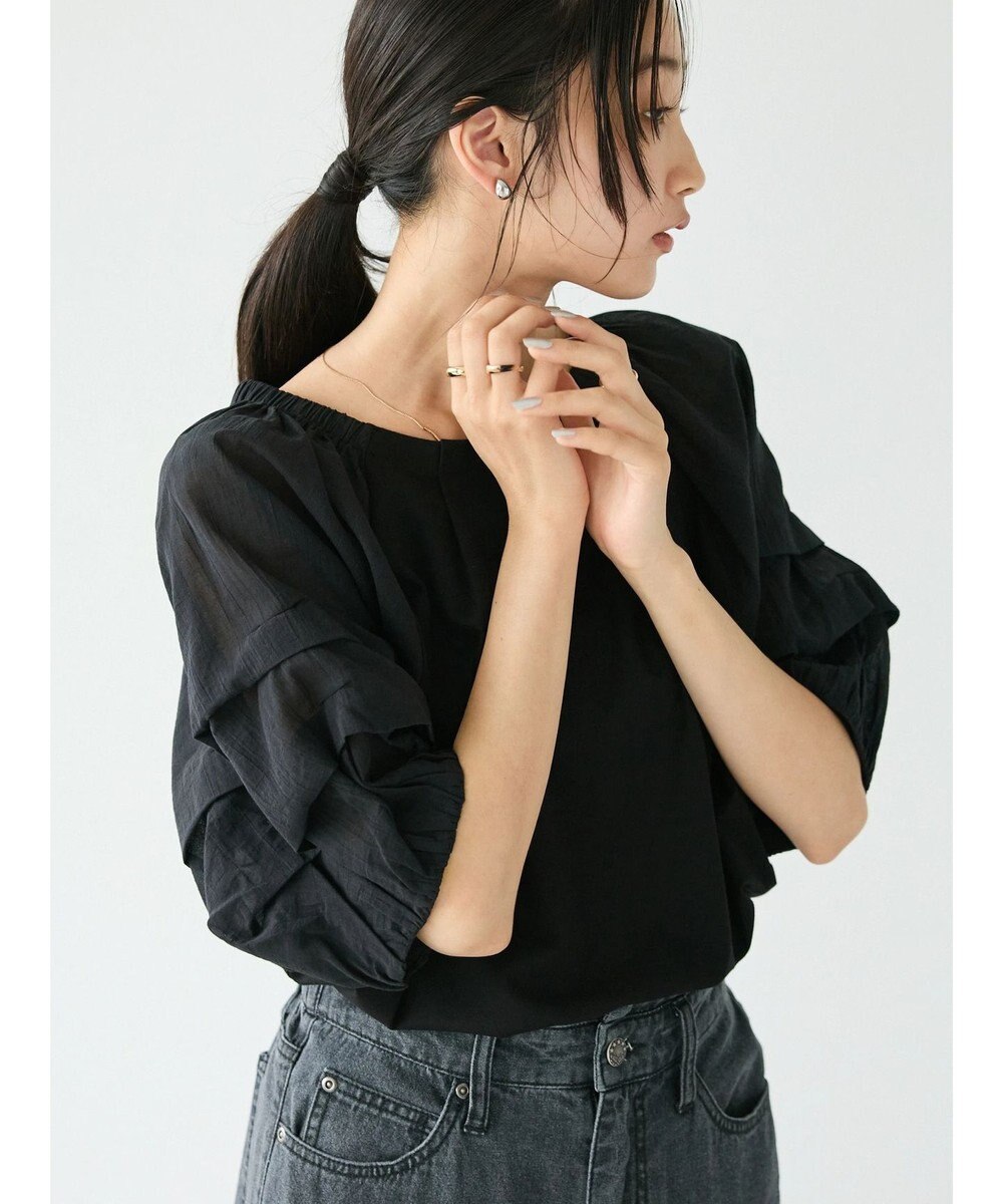 CRAFT STANDARD BOUTIQUE ホイップスリーブブラウス 