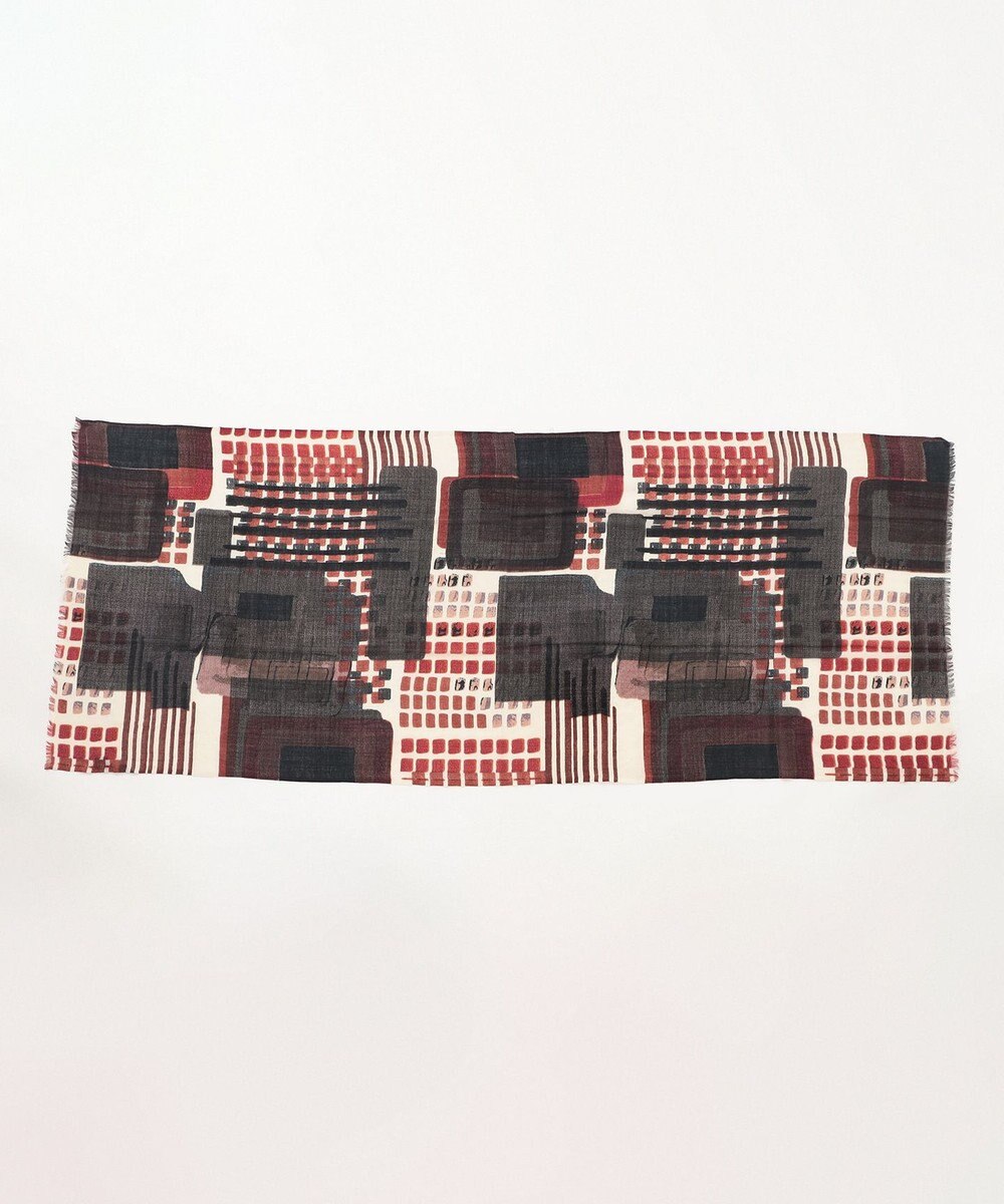 JOSEPH ABBOUD 【イタリア製】クレイジーパターン ストール 