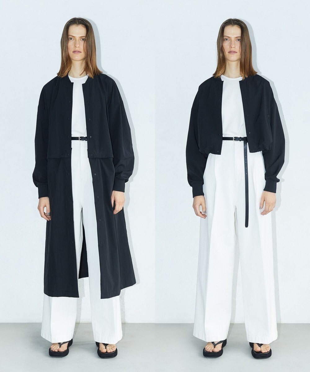 uncrave 【撥水・洗濯機洗い可】プルーフ ナイロン 3WAYコート（uncrave WHITE） 