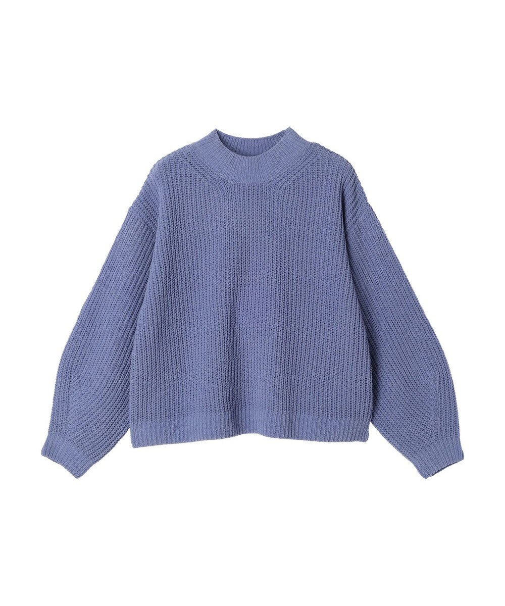 earth music&ecology マットベロアモールプルオーバー 