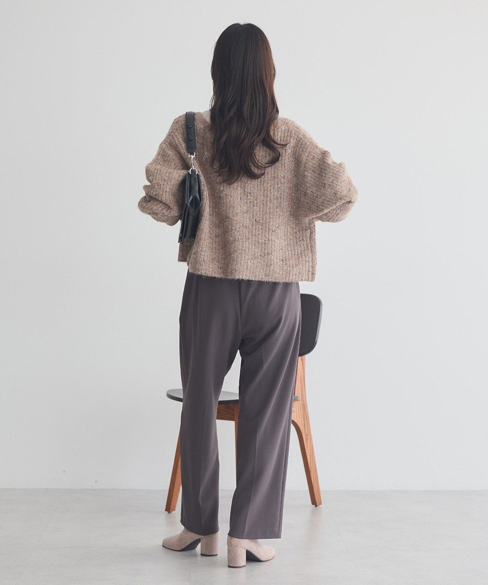 earth music&ecology ラメテレコハイネックプルオーバー 