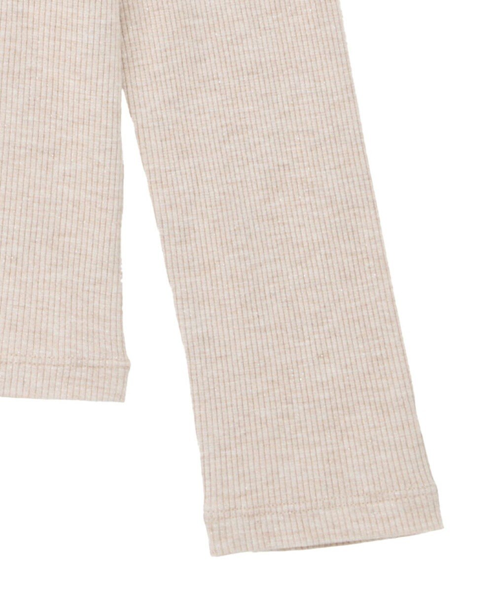 earth music&ecology ラメテレコハイネックプルオーバー 