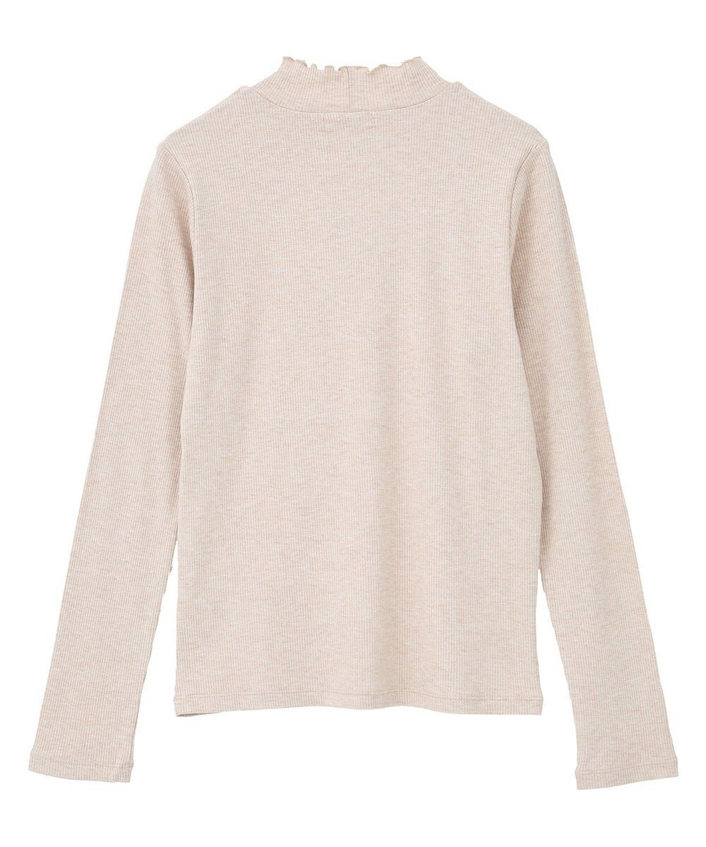 earth music&ecology ラメテレコハイネックプルオーバー 