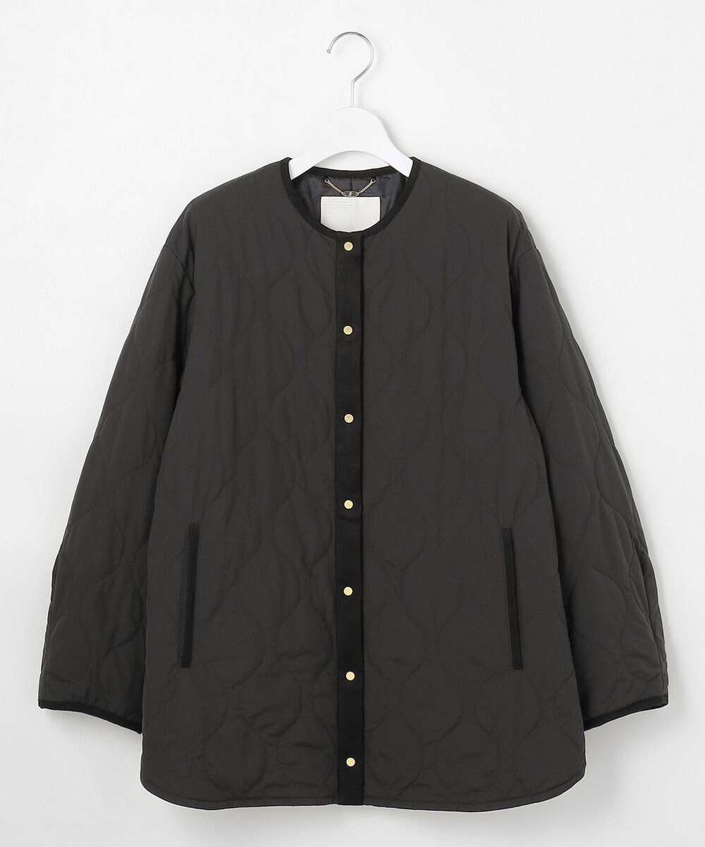 自由区 【洗える】パディングキルト アウター 