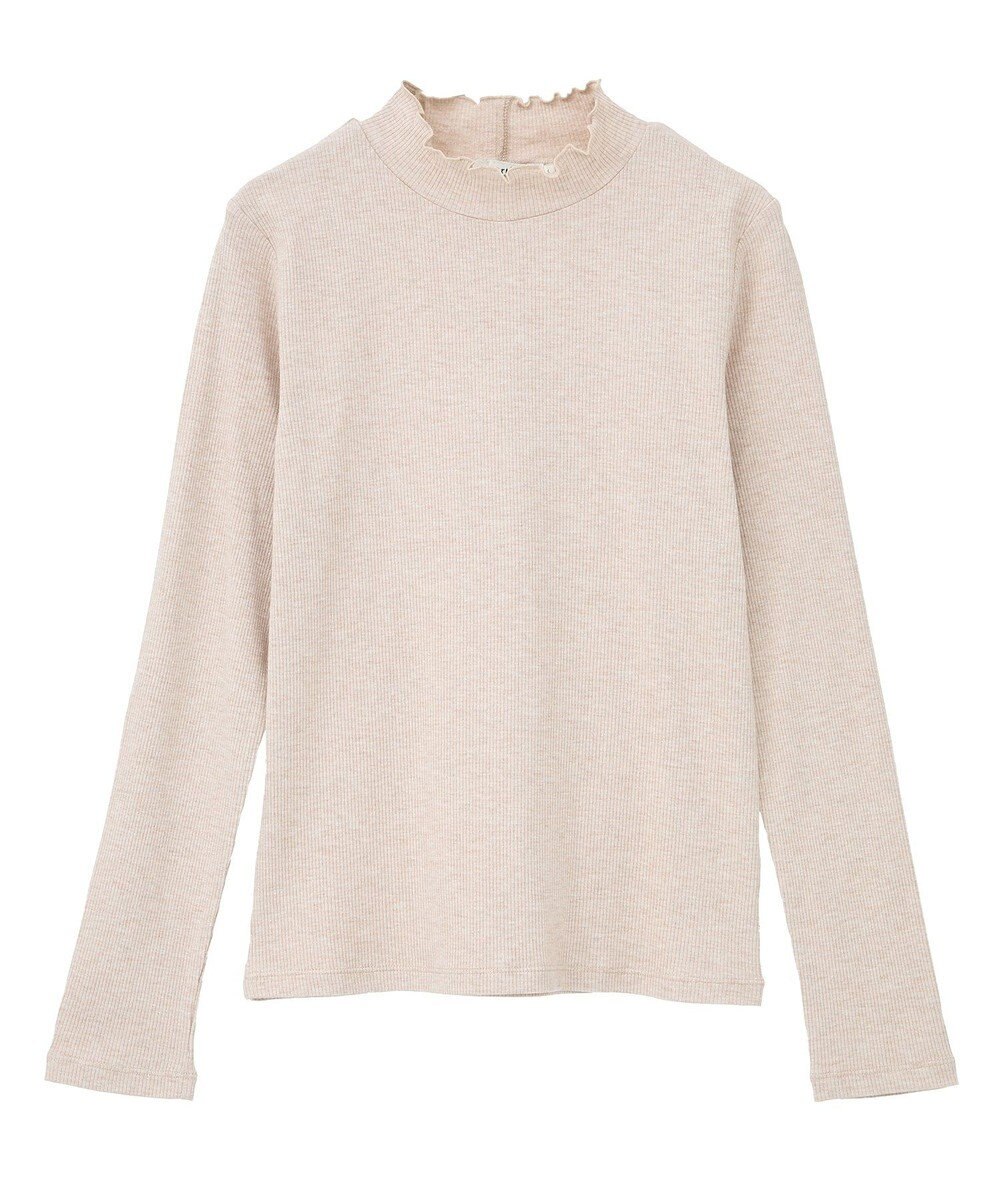 earth music&ecology ラメテレコハイネックプルオーバー 