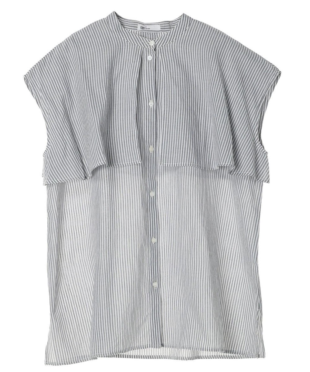 CRAFT STANDARD BOUTIQUE インド綿フリルブラウス 