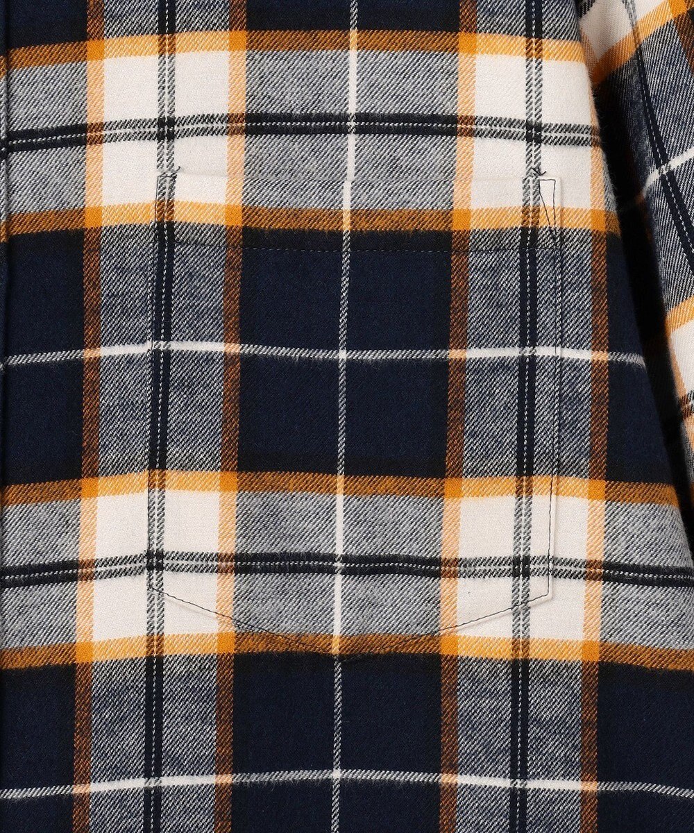 J.PRESS LADIES L コットン起毛タータンチェック シャツ ブラウス 