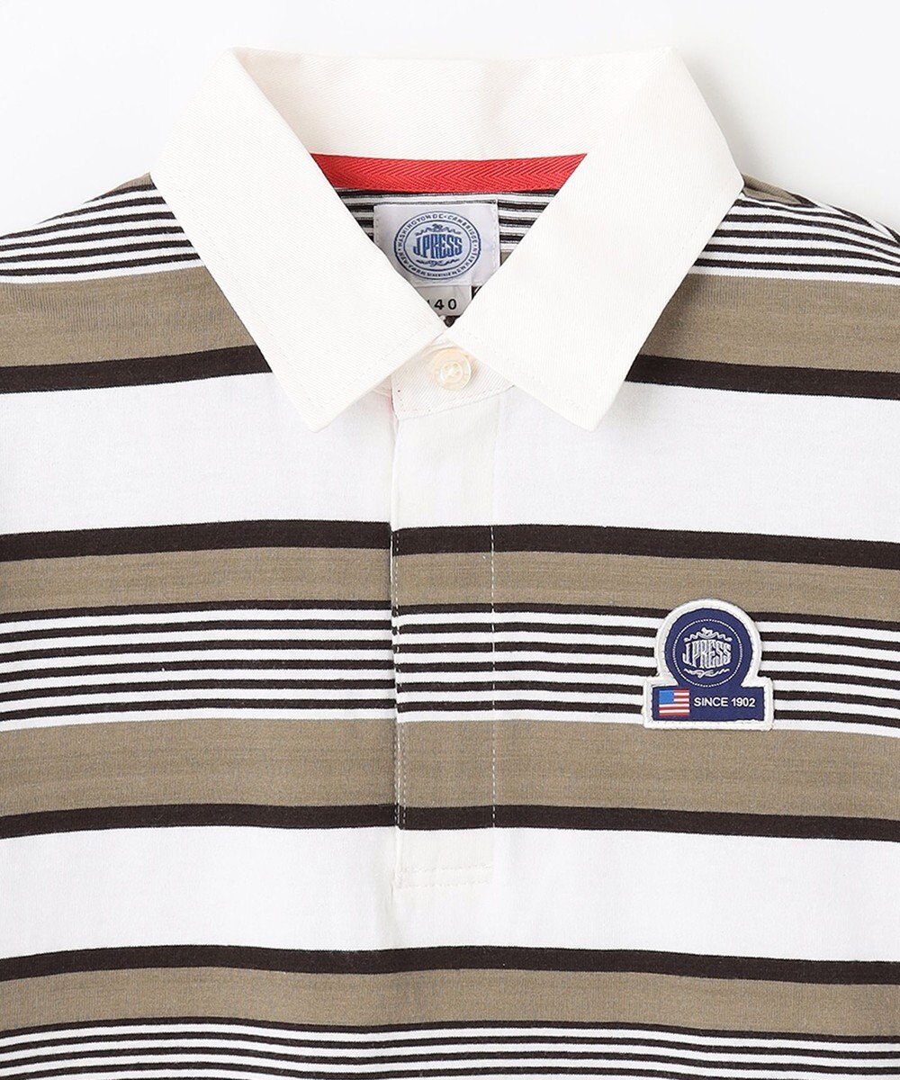 J.PRESS KIDS 【140-170cm】ボーダー ポロシャツ 