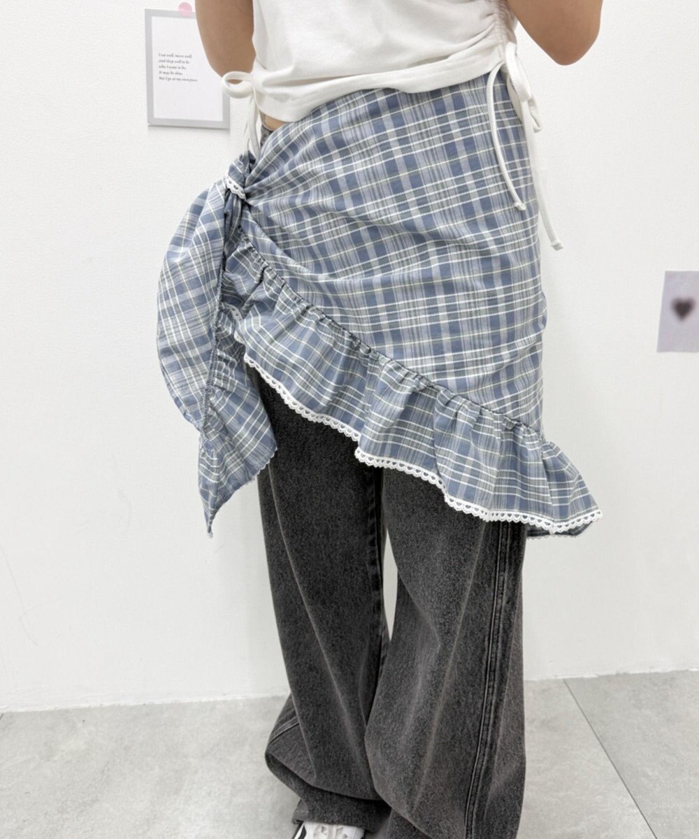 WEGO マルチWAYフリルBIGスカーフ 