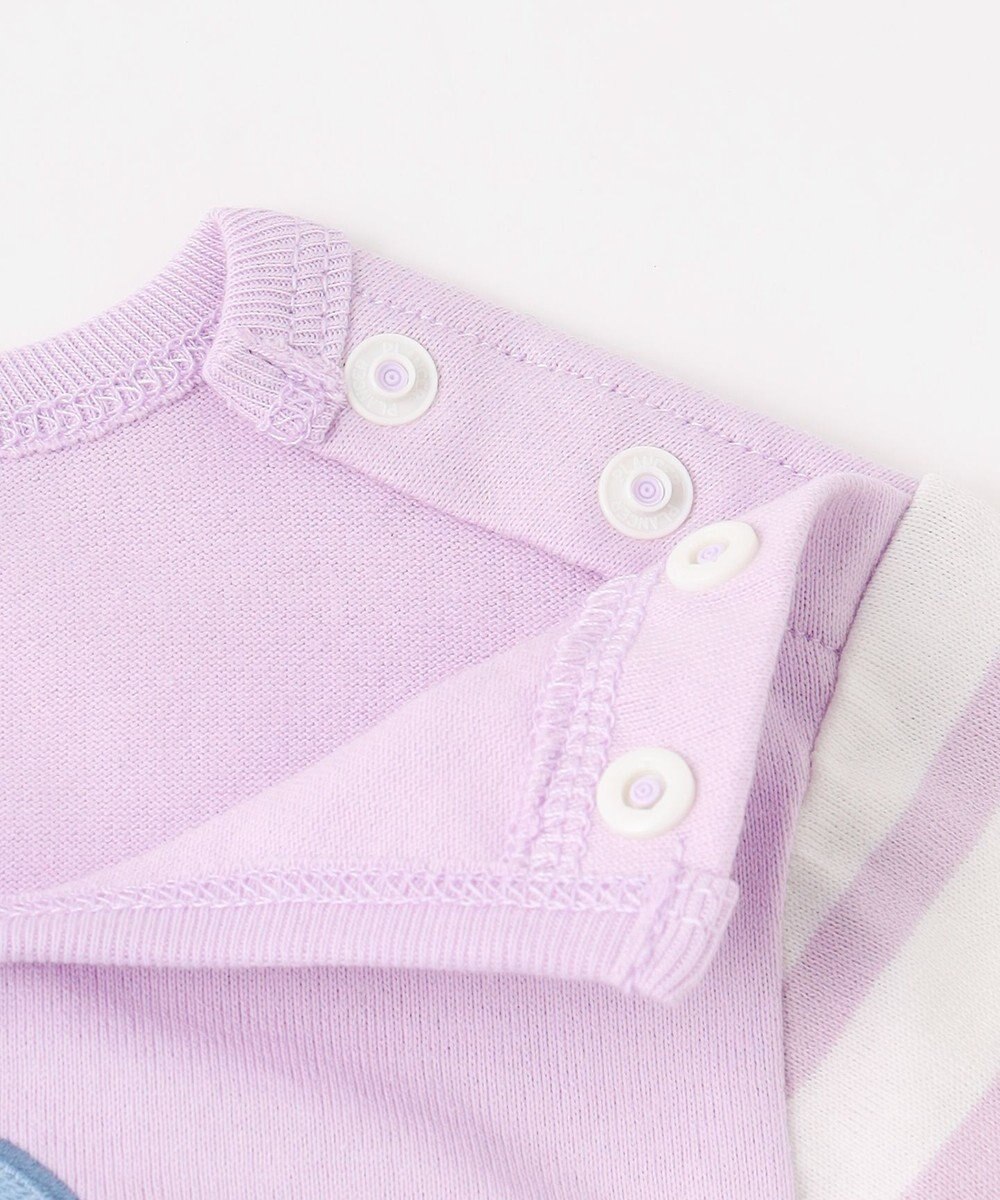 組曲 KIDS 【80-100㎝】 リボンボーダー Tシャツ 