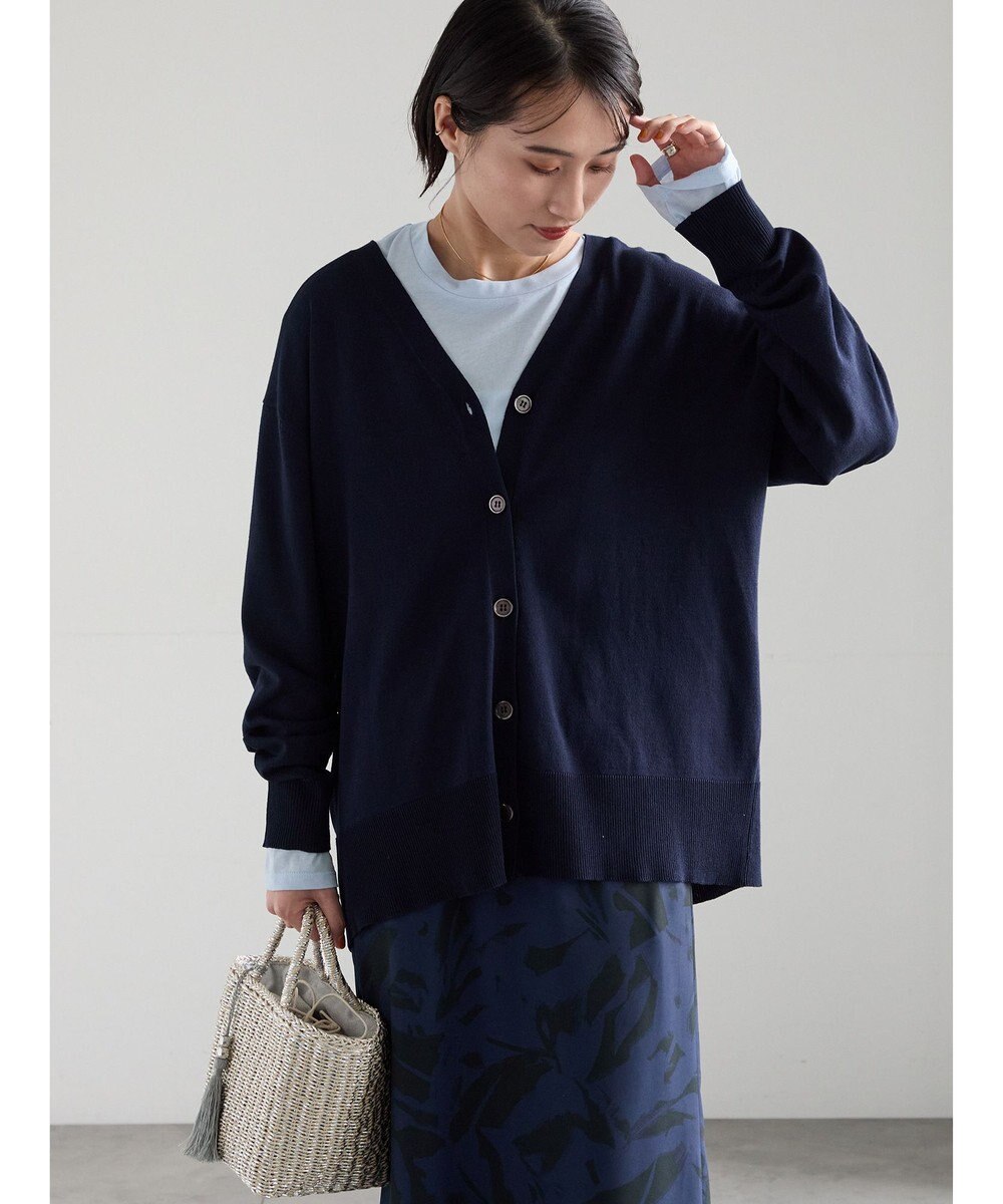 Te chichi 【雑誌掲載アイテム】2WAYカシュクールVネックカーディガン《2026 spring catalog item》 