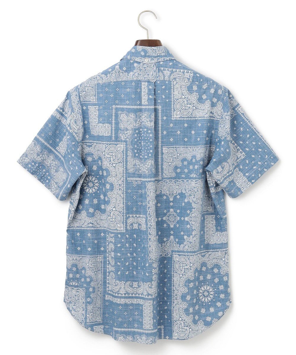 J.PRESS MEN 【KING SIZE】ペイズリーバンダナプリント シャツ 