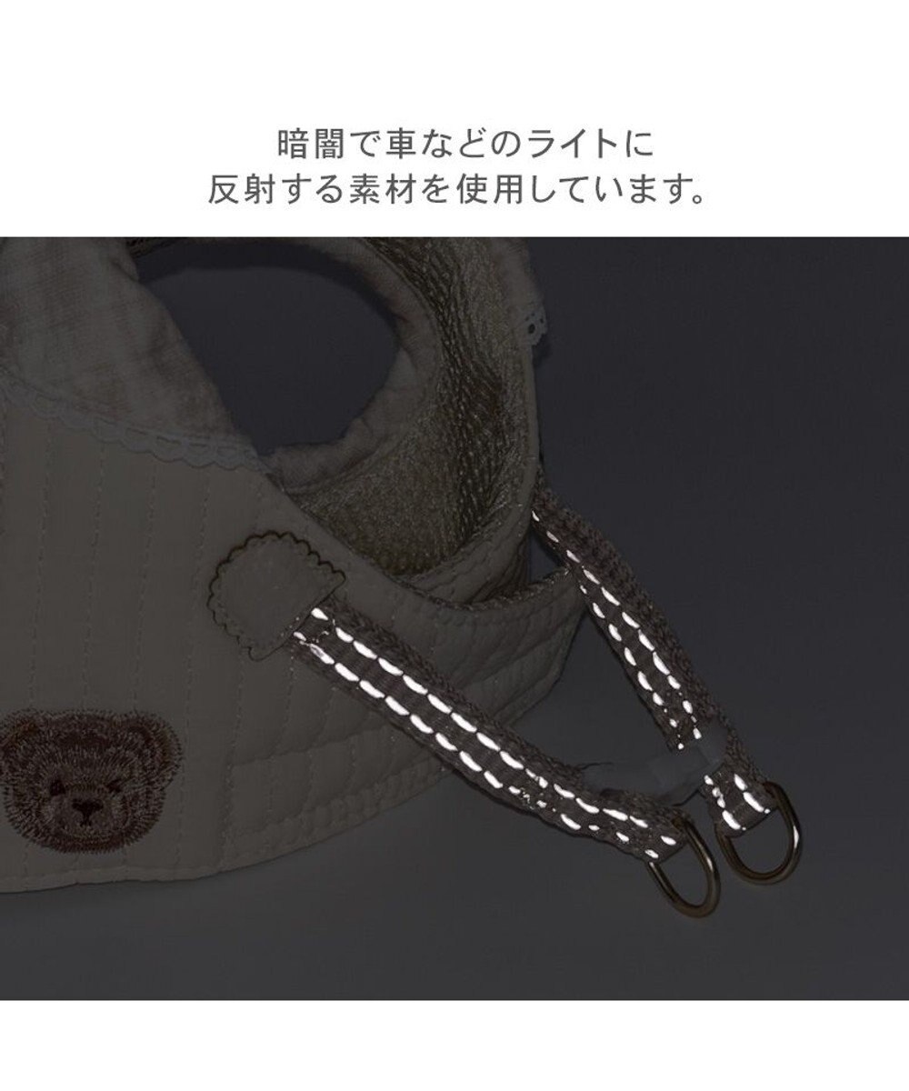 PET PARADISE ペットパラダイス くまちゃん グレンチェック ベストハーネス  小型犬 ＳＳ 