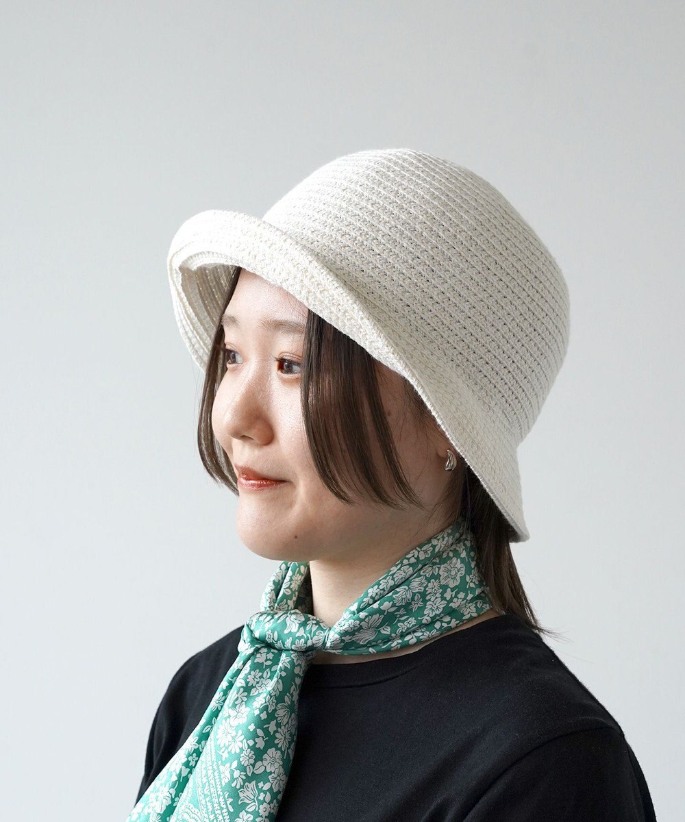 石田製帽 インディゴコットンブレード　バケットハット 