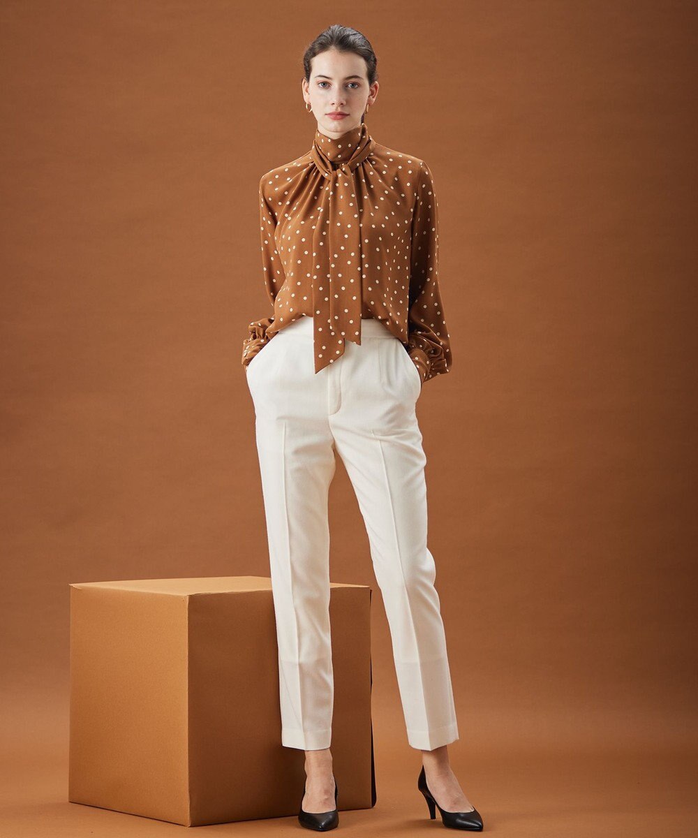 BEIGE， VIGNON / ドットブラウス 