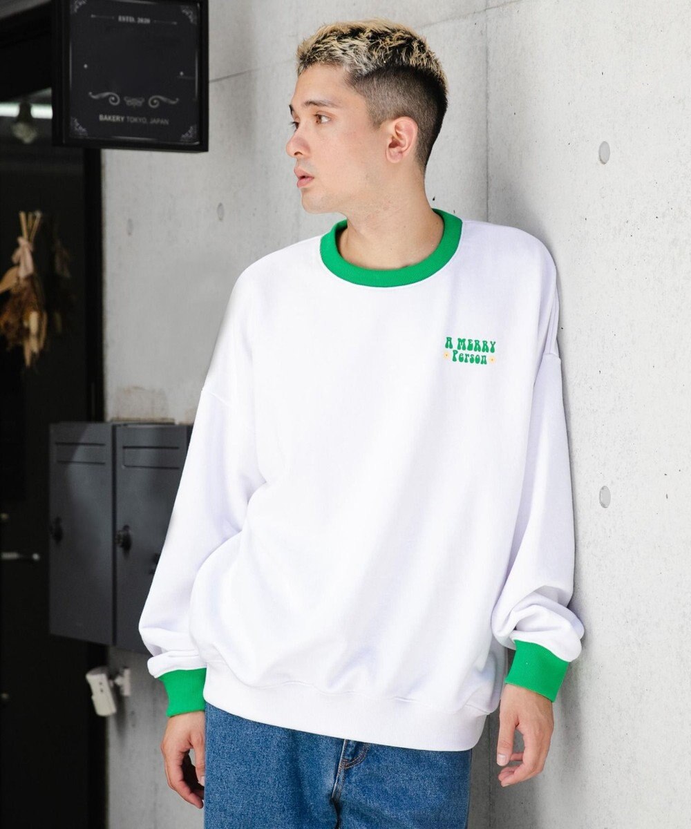 WEGO ヘビーウエイトファンシーロゴプルオーバー 