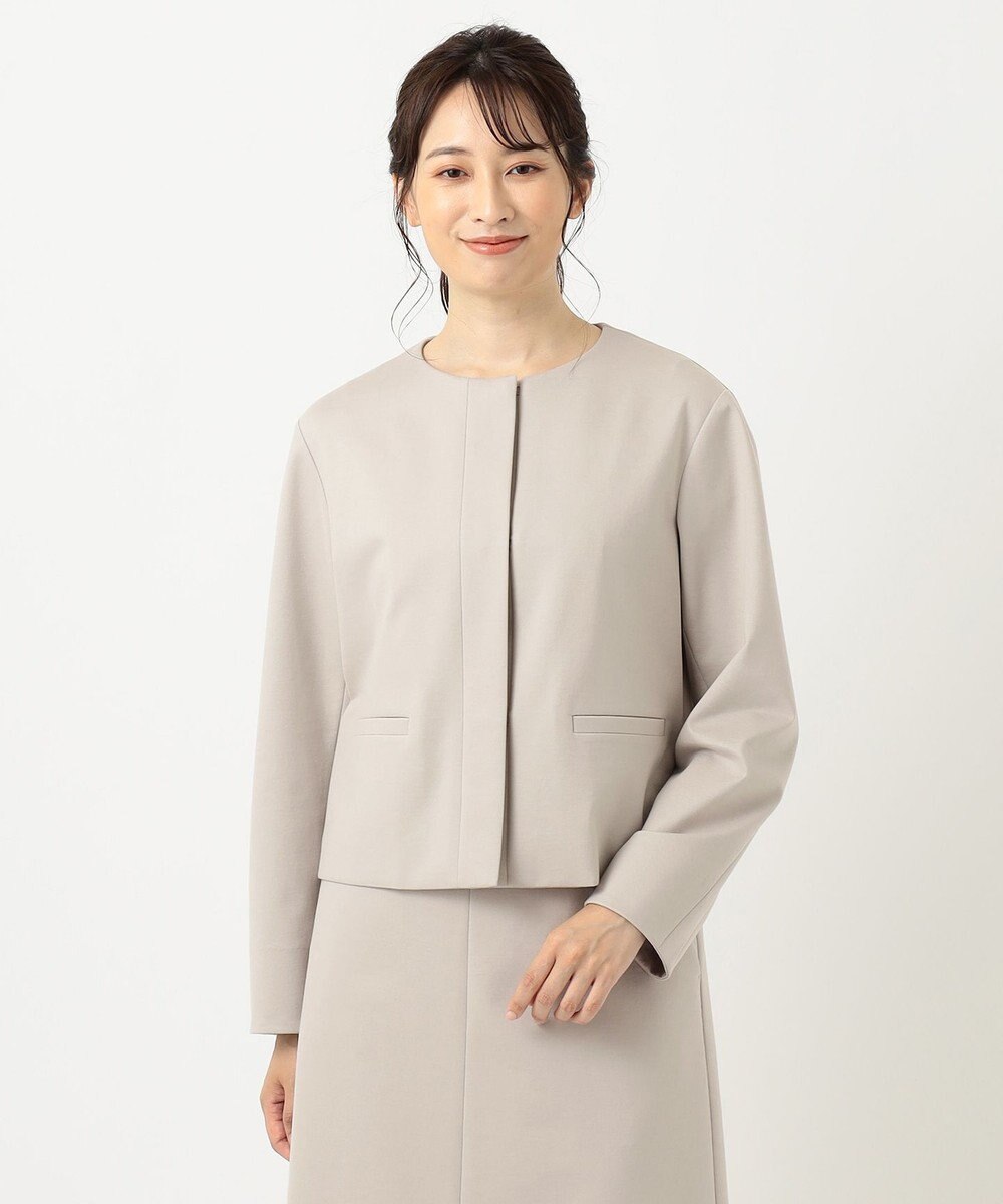 自由区 L 360°FREEウォッシャブノーカラージャケット 