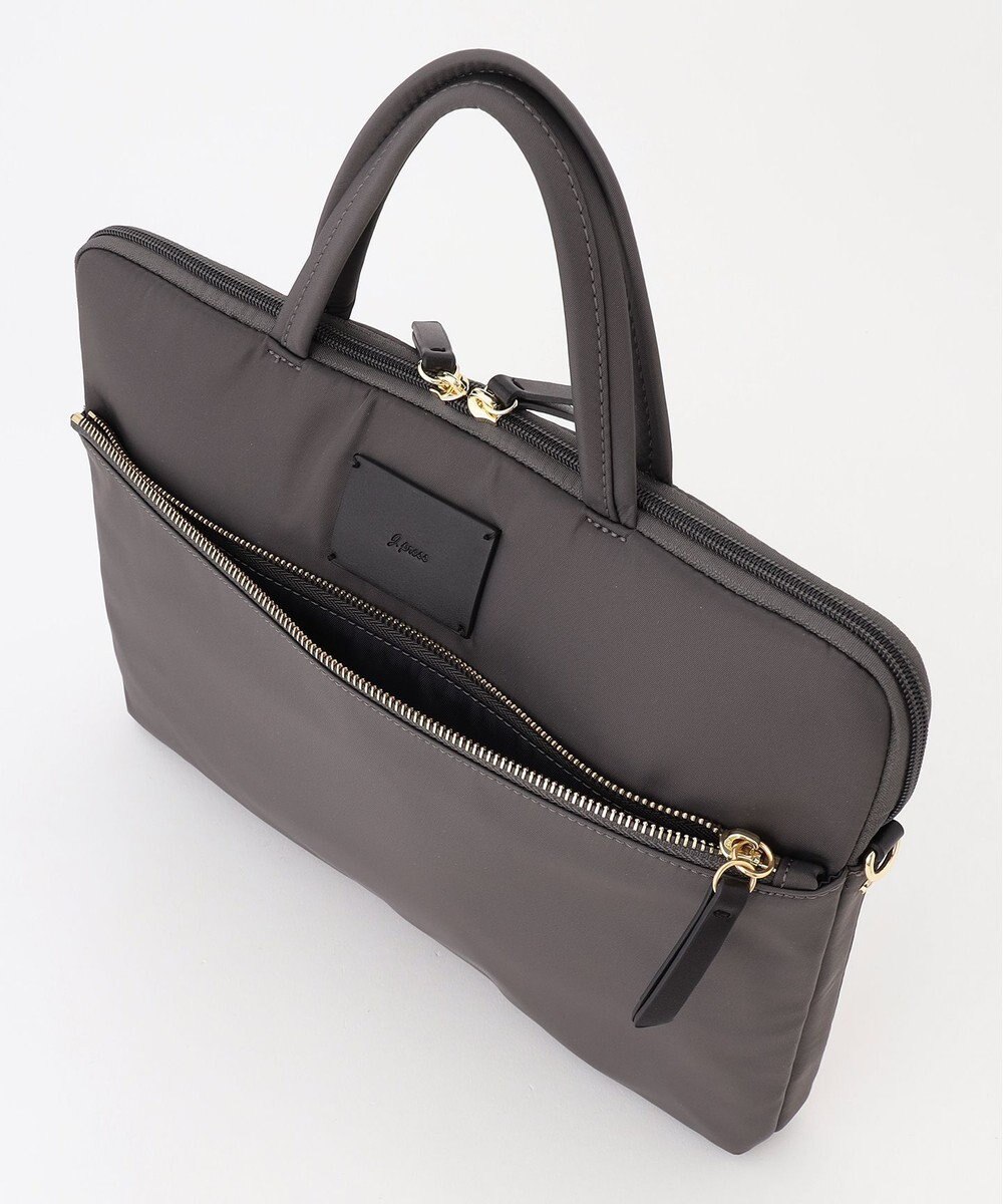 J.PRESS LADIES 【WEB限定・PC収納可・2way】ナイロン ショルダー付き PCケース 