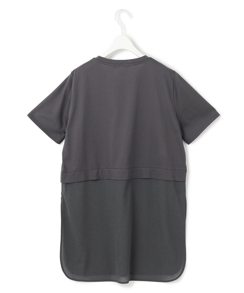 ICB L 【人気のため新色追加・UVケア・洗える】シアージャージーコンビ カットソー 