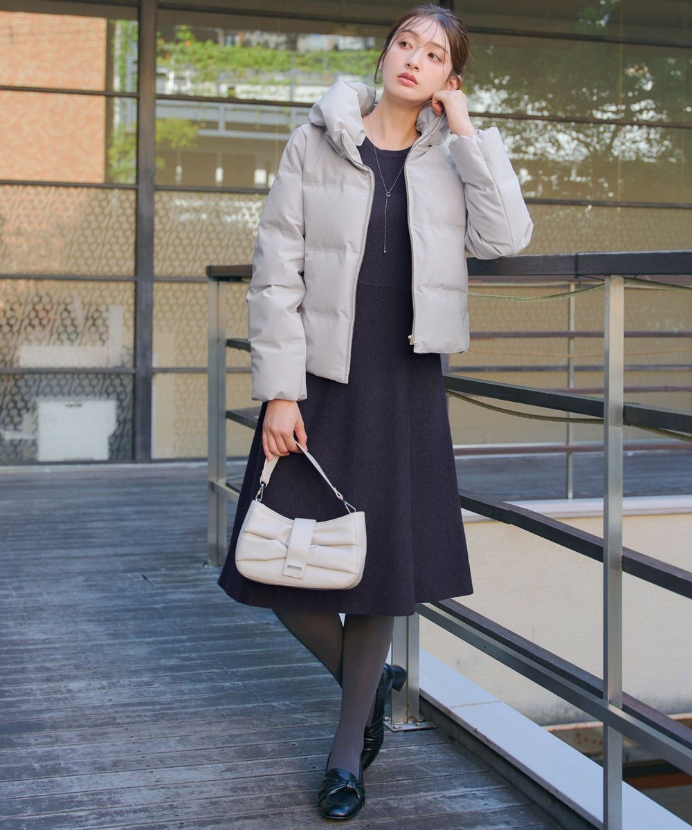 Tiaclasse 【選べる着丈・洗える】 ニットワンピース 