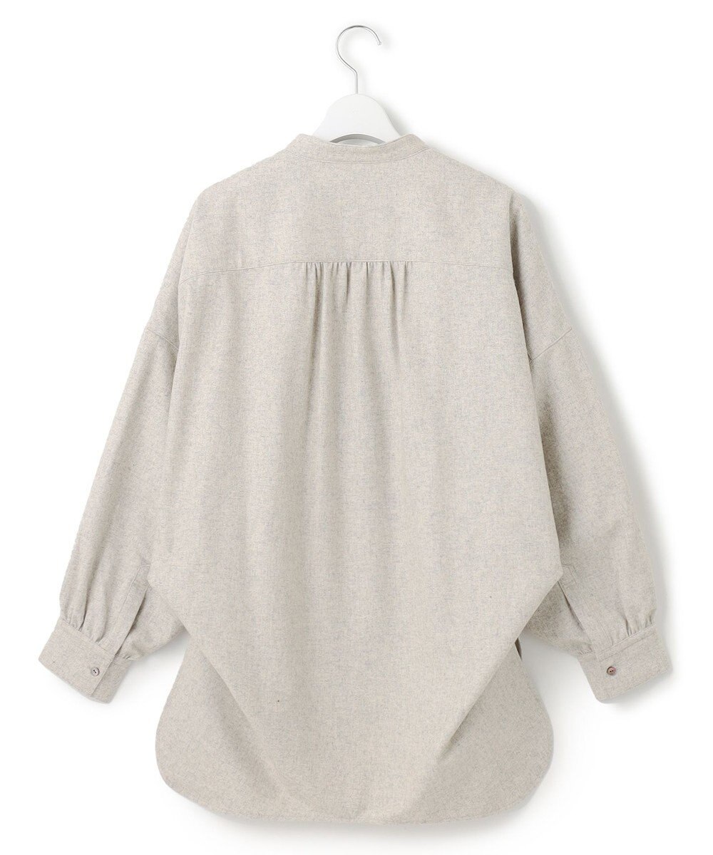 J.PRESS YORK STREET 【WOMEN】バンドカラーブラウス 