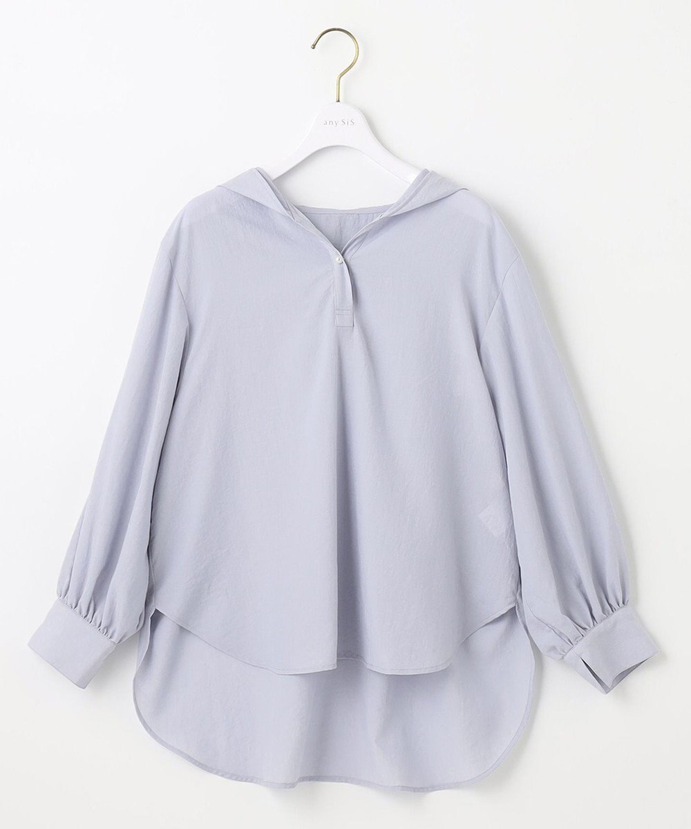 ANY SIS 【洗える】フーディ シャツ 