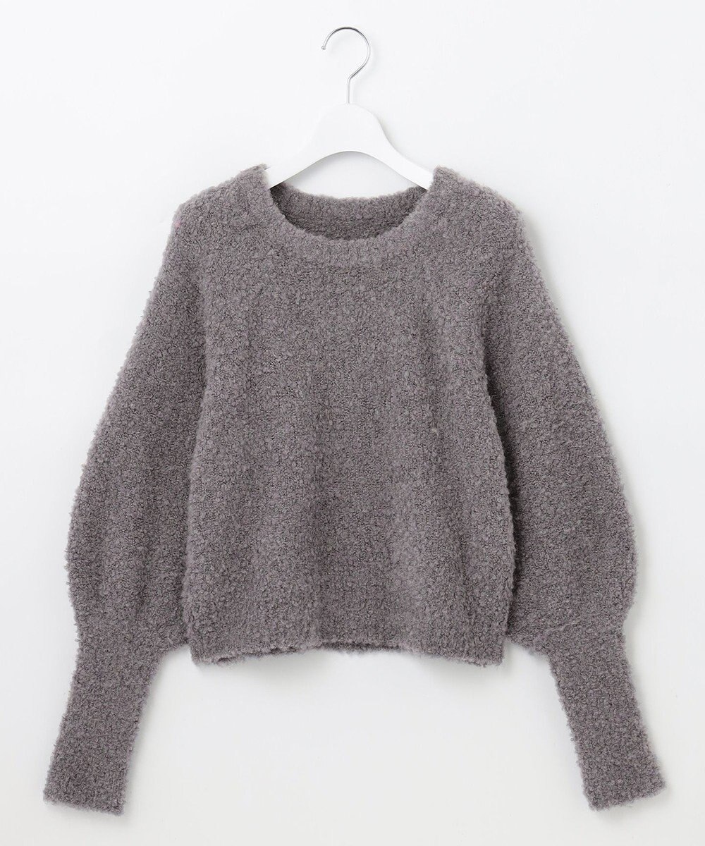 Feroux 【洗える】ブークレーラグラン ニット 