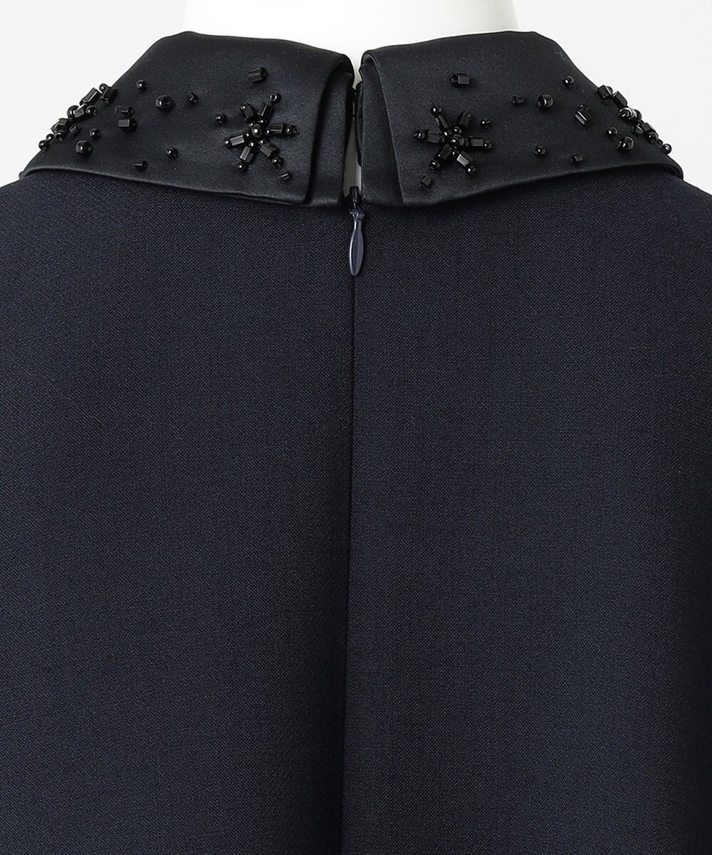 23区 【R(アール)】ウールダブルクロス ビジューカラーワンピース 