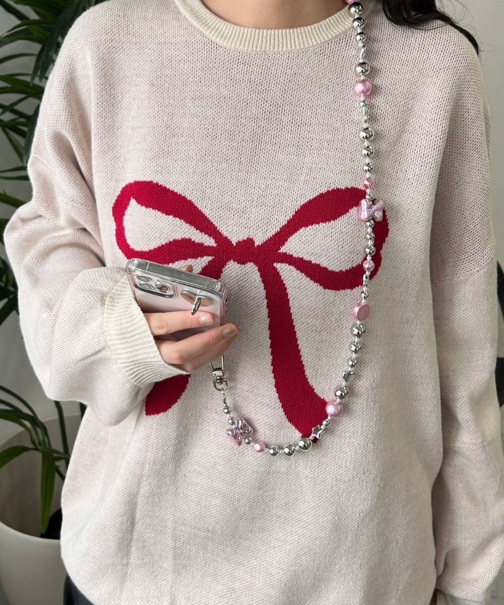 WEGO メタルビーズモチーフストラップ 