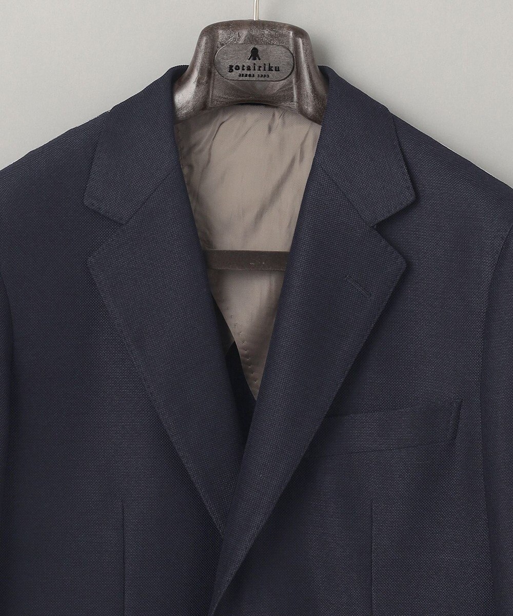 GOTAIRIKU 五大陸オリジナル素材 【防シワ/通気性抜群/ストレッチ】カラミSOLOTEXブレザー 