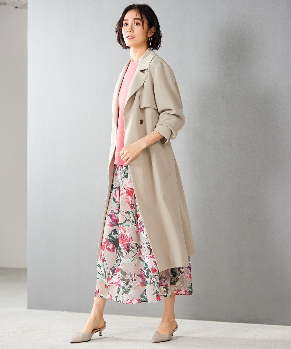 自由区 L トロトレンチロング丈 コート 