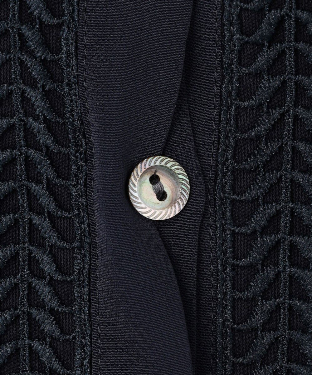 J.PRESS LADIES S レースコンビ ボウタイ カットソー 