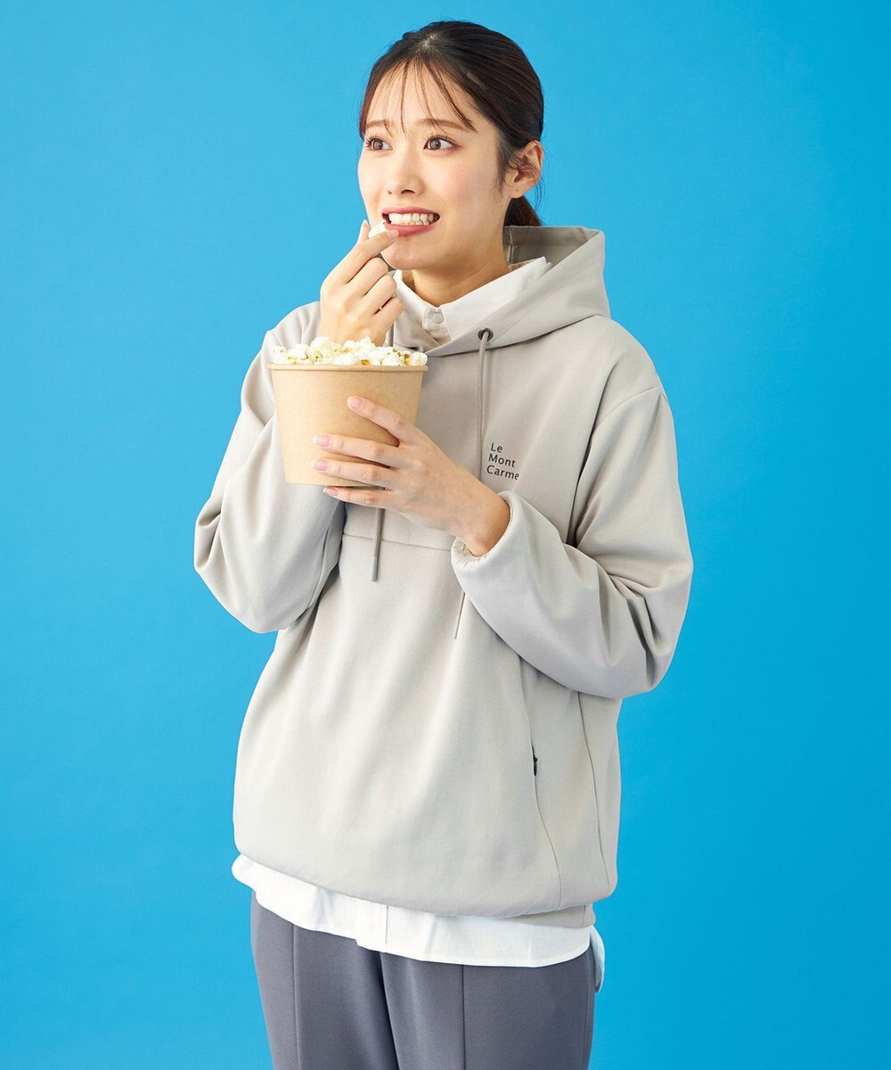 SHARE PARK LADIES 【UVカット・吸水速乾・ストレッチ・軽量・アンチピリング 】ダンボールフードパーカー（S・Mサイズ） 