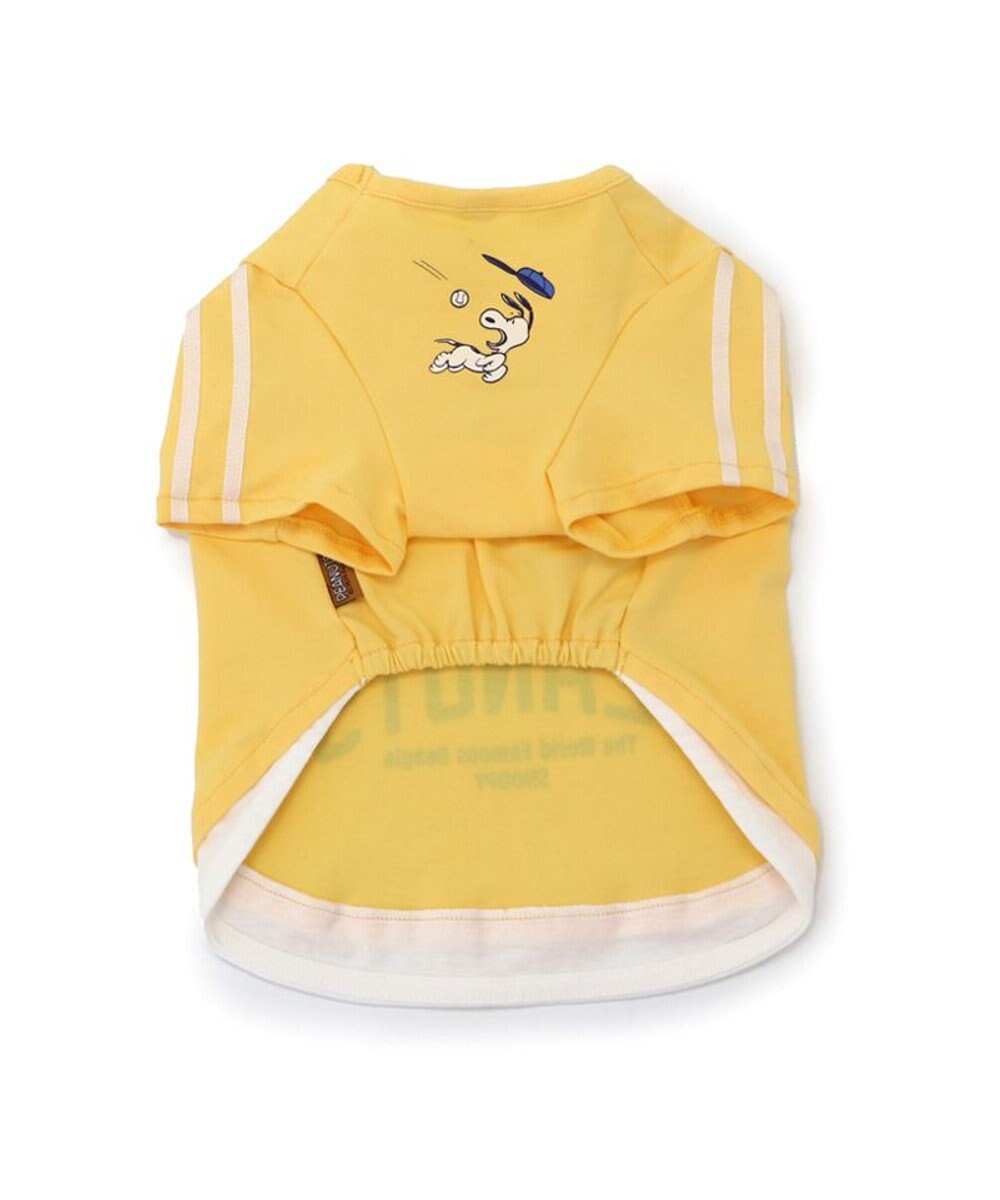 PET PARADISE スヌーピー Tシャツ 《ファインプレー柄》 黄色 小型犬 