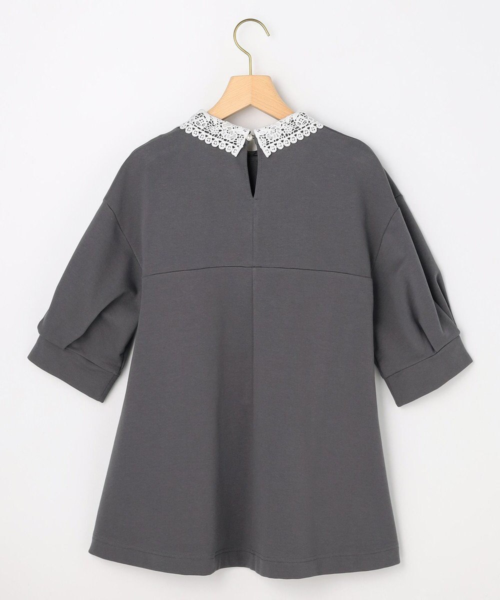 組曲 S 【先行予約・2WAY】レース襟フレンチテリーフレア カットソー 