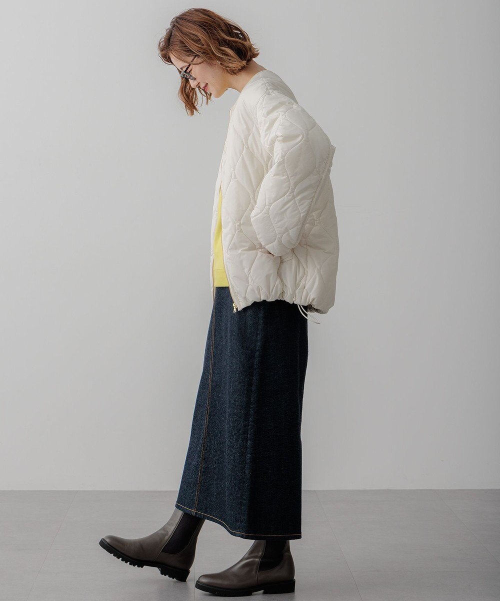 23区 S 【洗える/撥水加工】中綿 パディング アウター 