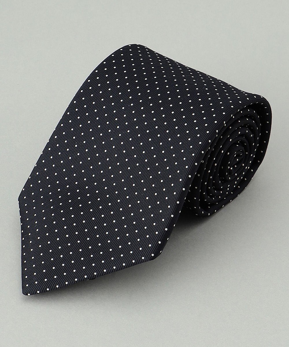 GOTAIRIKU 定番【日本製】シルク ネクタイ_ピンドット 