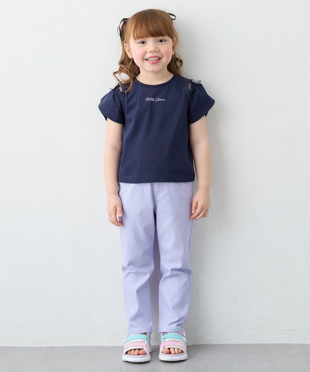 ANY KIDS 【綿100%】オンオフショルダー Tシャツ 