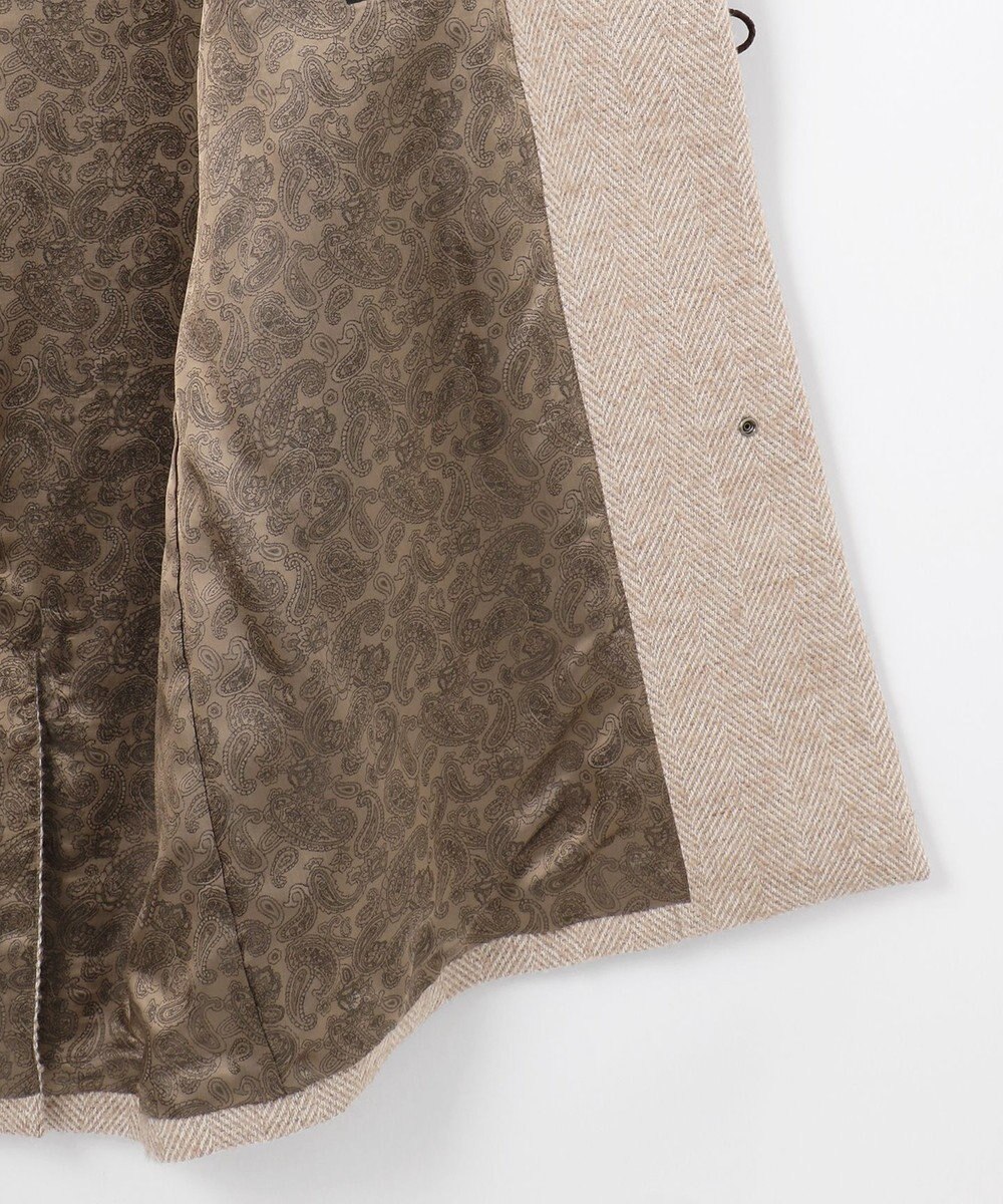 JOSEPH ABBOUD 【尾州産カシミヤブレンド×アルパカ混素材】カシミヤブレンドアルパカヘリンボン ダッフルコート 