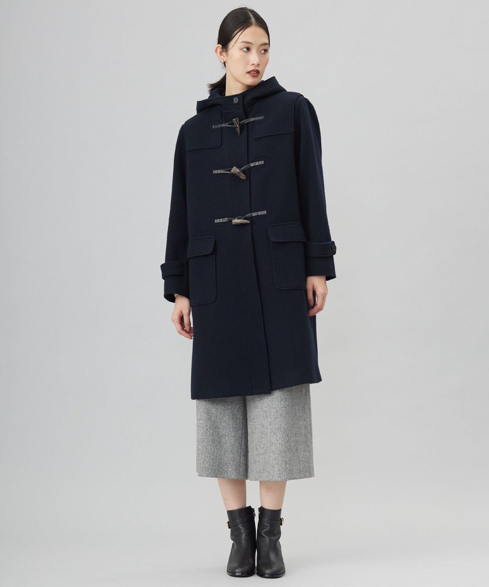 J.PRESS LADIES Jackal 140sソフトメルトン ダッフルコート 