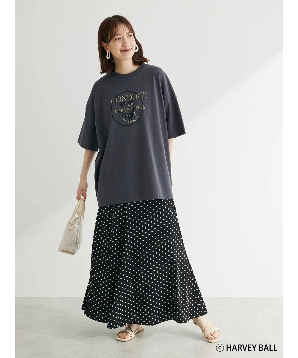 Green Parks Ｓｍｉｌｅｙ　Ｆａｃｅ／スマイル＋ロゴＢｉｇＴシャツ 