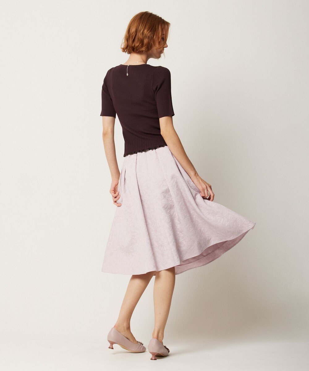 TOCCA 【WEB限定カラーあり】【消臭・洗える】RIBBON LABYRINTH JACQUARDスカート 