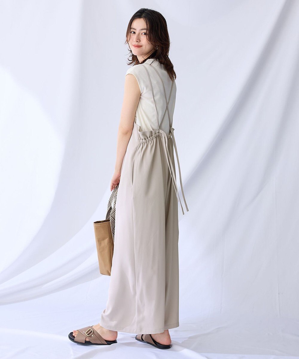 ANY 【2SET/洗濯機可】プルオーバー×キャミサロペットセット 