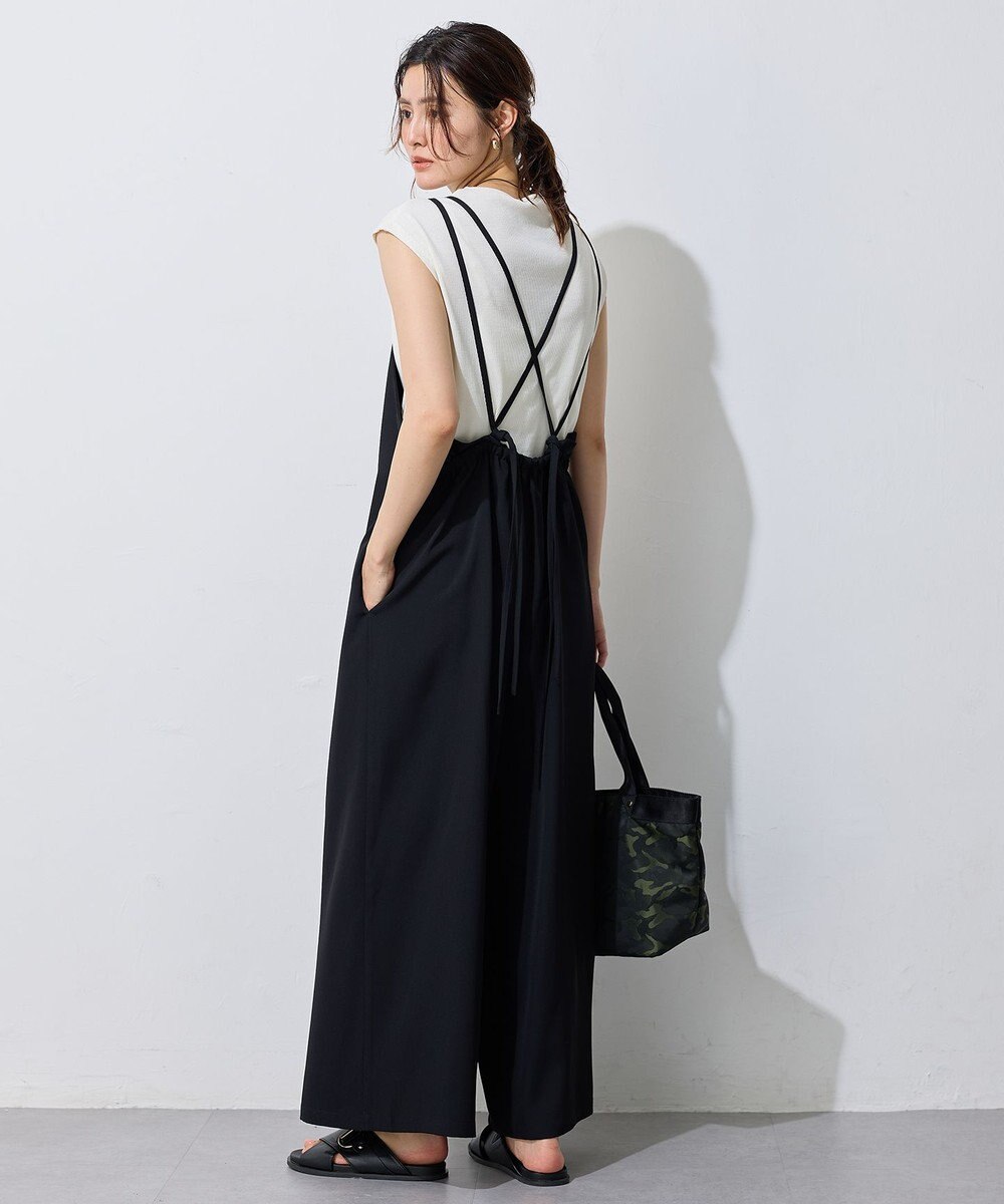 ANY 【2SET/洗濯機可】プルオーバー×キャミサロペットセット 