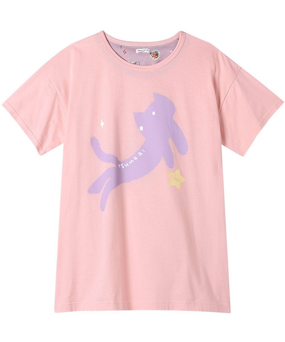 tsumori chisato SLEEP ツモリチサト トップス ルームウエア 4分袖 綿100%(本体) 天竺素材 レディース UTT150 /ワコール 